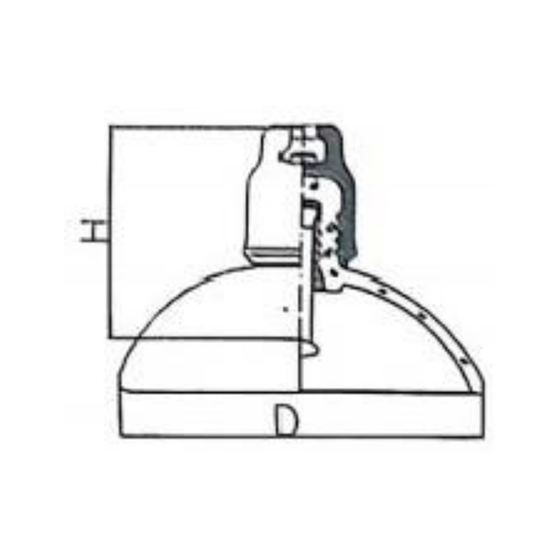 Chất c&aacute;ch điện bằng thủy tinh treo đĩa cầu