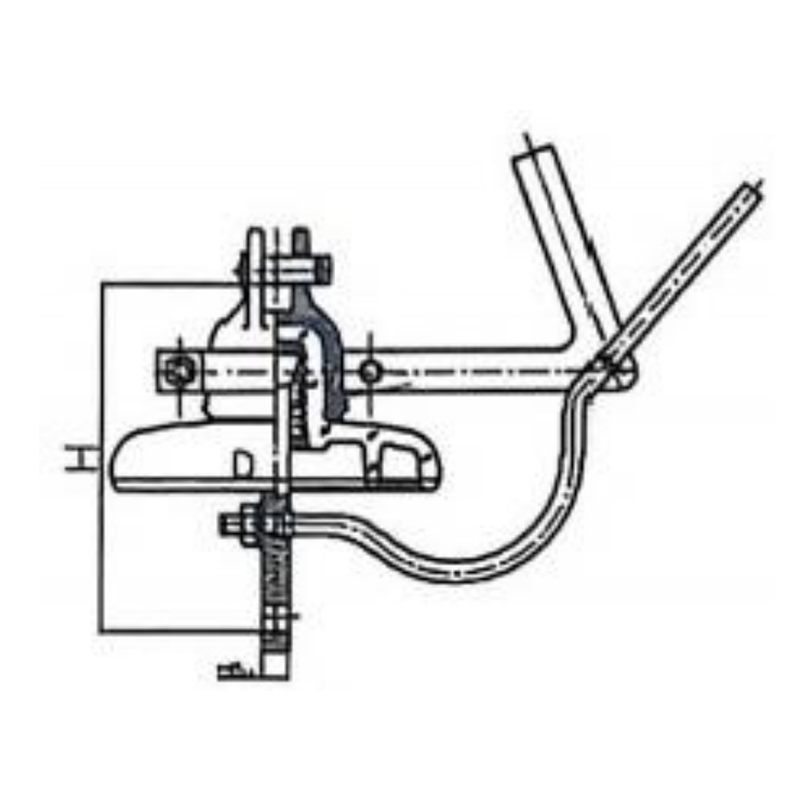 Chất c&aacute;ch điện thủy tinh loại d&acirc;y nối đất
